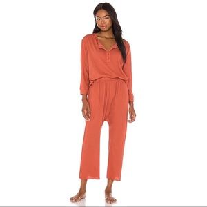 The Great The Lounge Crop Pant in Clay 1/S